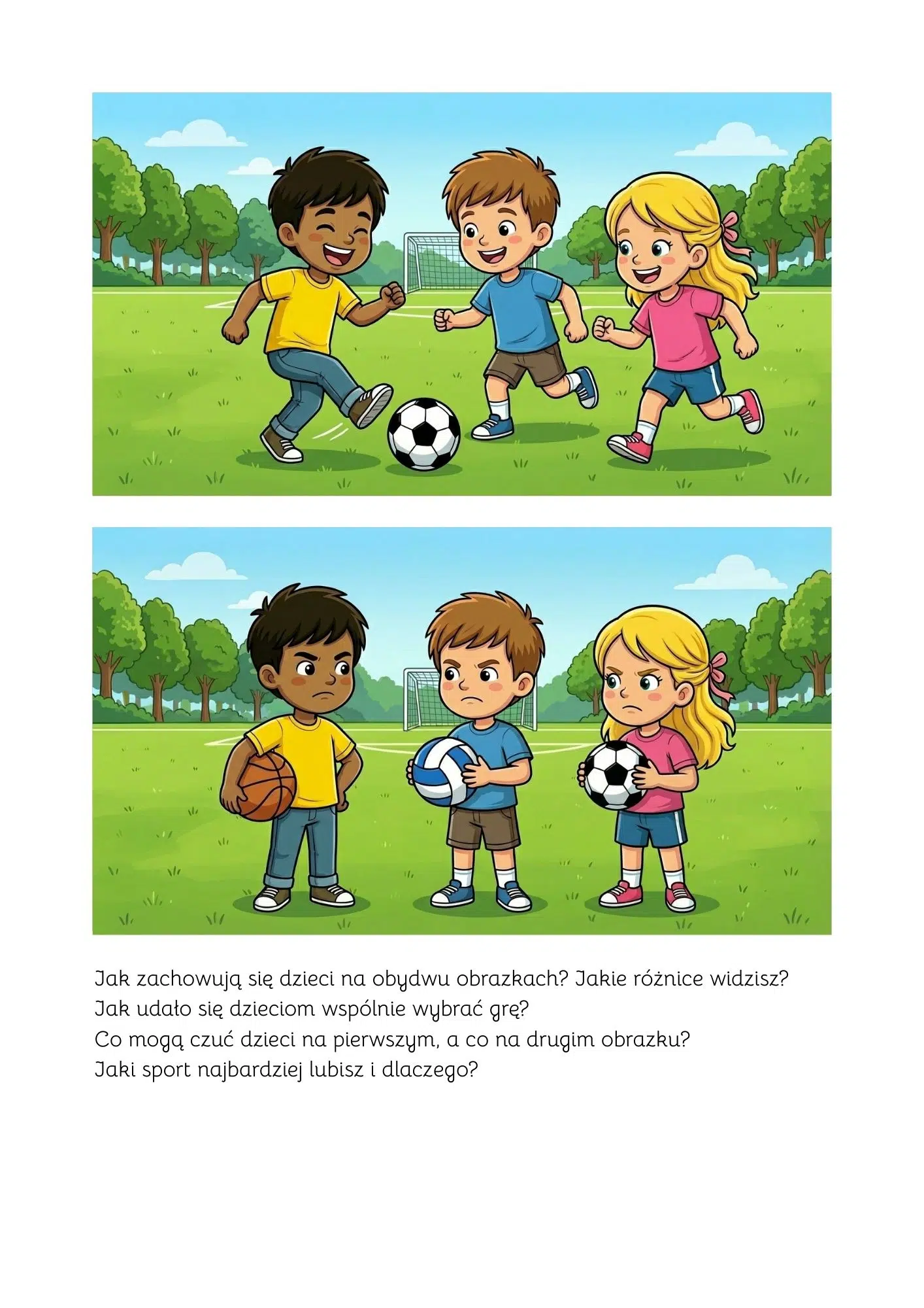 Porównujemy zachowania. Zestaw edukacyjny dla młodszych dzieci - obrazek 5