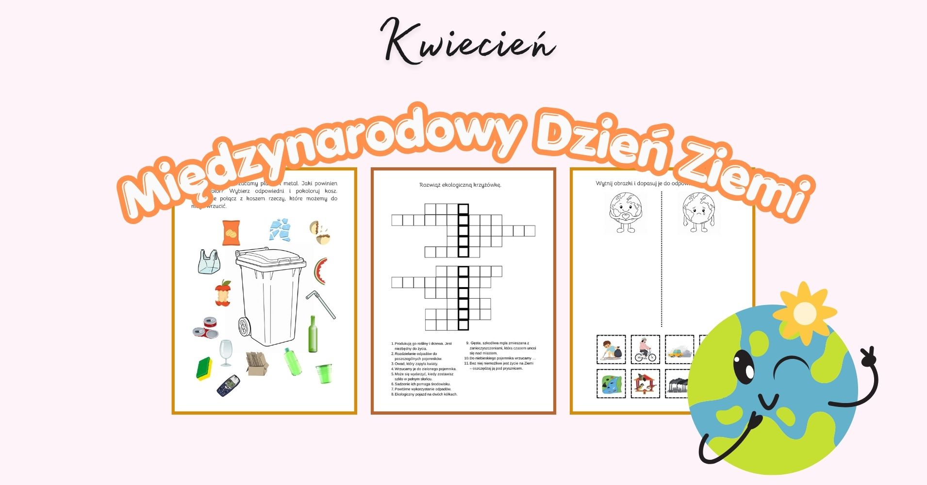 Dzień ziemi karty pracy